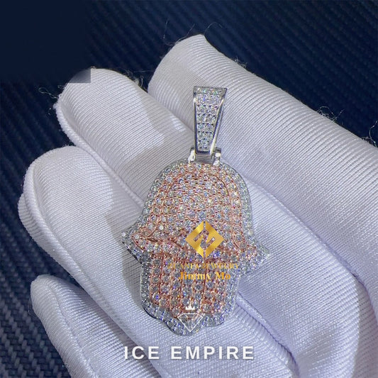 Iced Out Cross Gold Plated Pendant