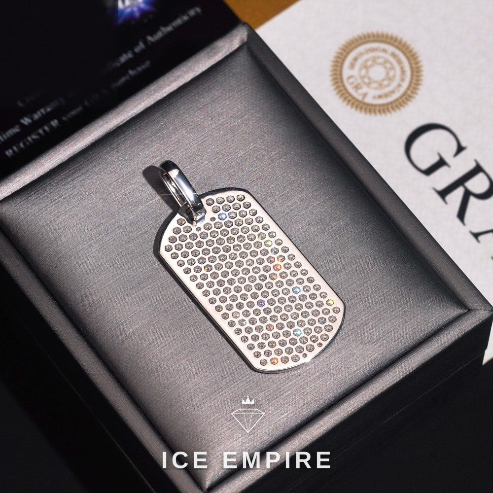 Iced Out 925 Silver Pendant