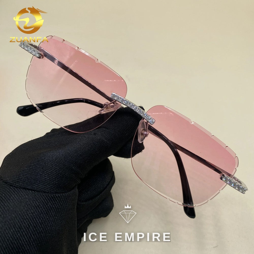 Iced Out 925 Silver Glasses