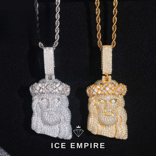 Iced Out 925 Silver Pendant