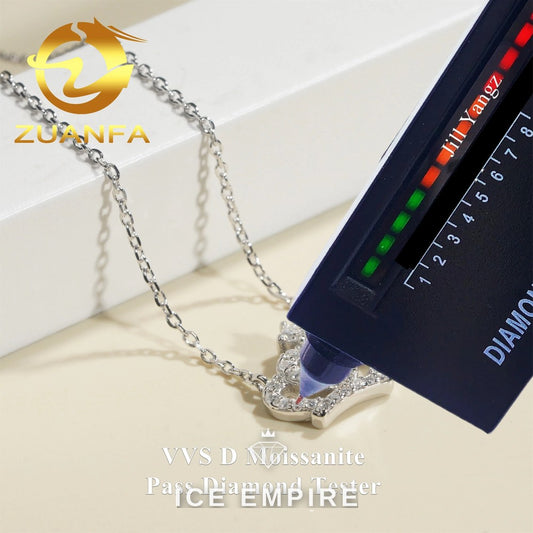 Iced Out Rose Gold Plated Moissanite Cuban Chain