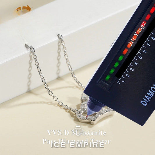 Iced Out Rose Gold Plated Moissanite Cuban Chain