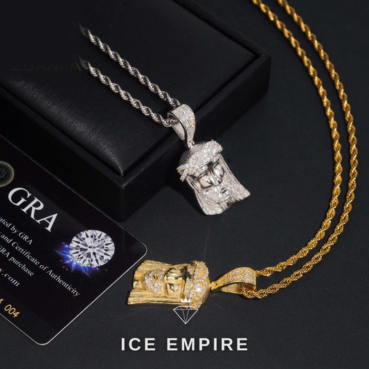 Iced Out 925 Silver Pendant