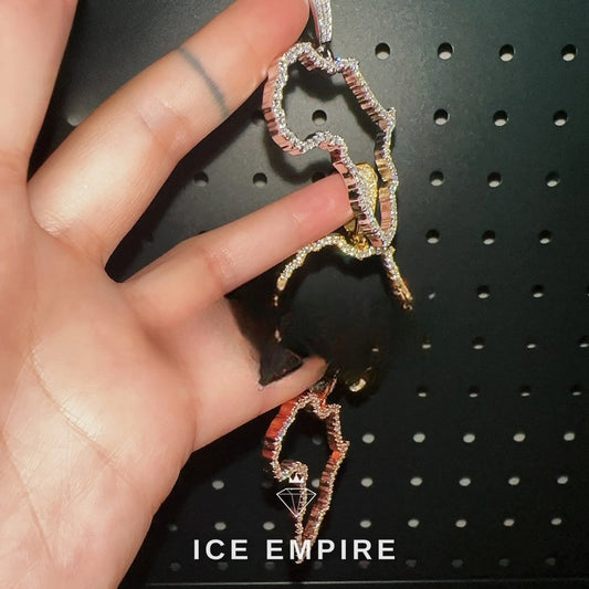 Iced Out 925 Silver Moissanite Pendant