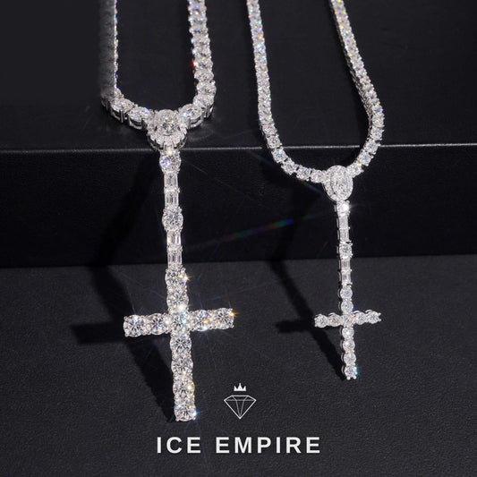 Iced Out Rose Gold Plated Moissanite Cuban Chain