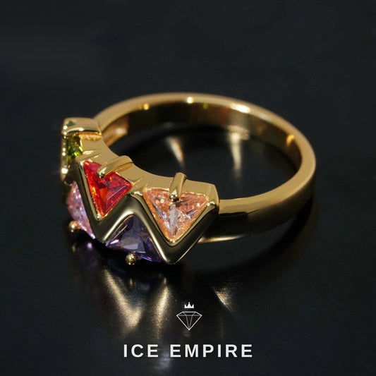 Iced Out 925 Silver Moissanite Ring
