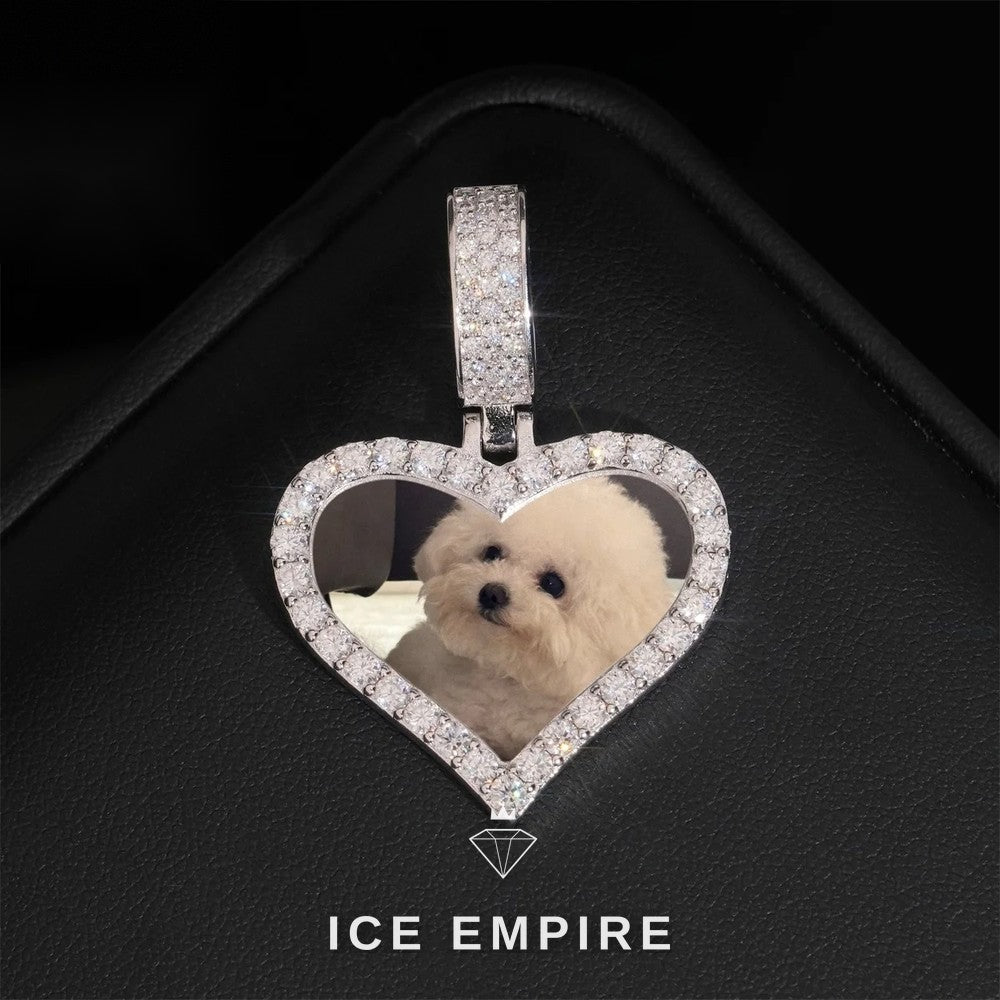 Iced Out Cross 925 Silver Moissanite Pendant