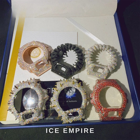 Iced Out 925 Silver Moissanite Watch