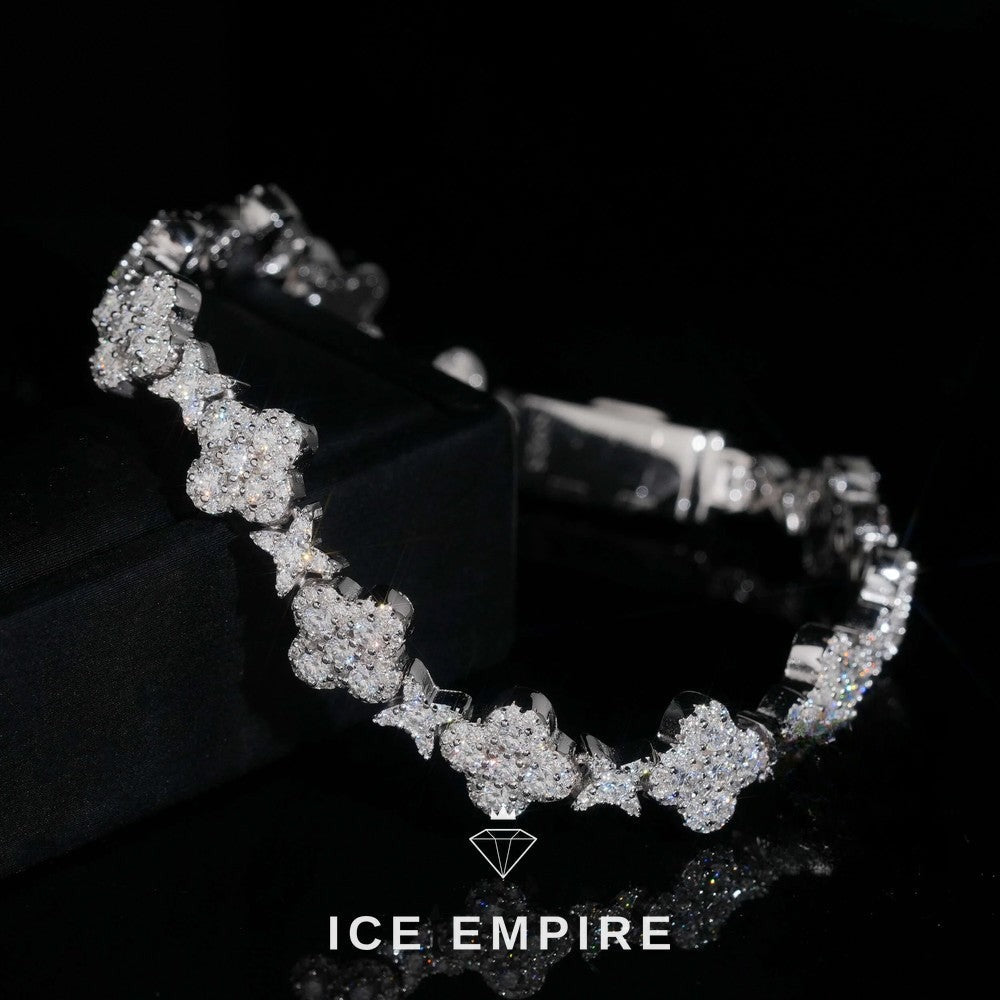 Iced Out Gold Plated Moissanite Cuban Chain