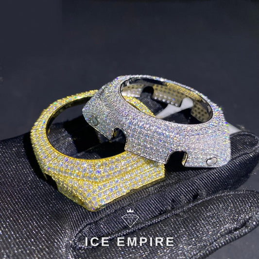 Iced Out 925 Silver Moissanite Watch