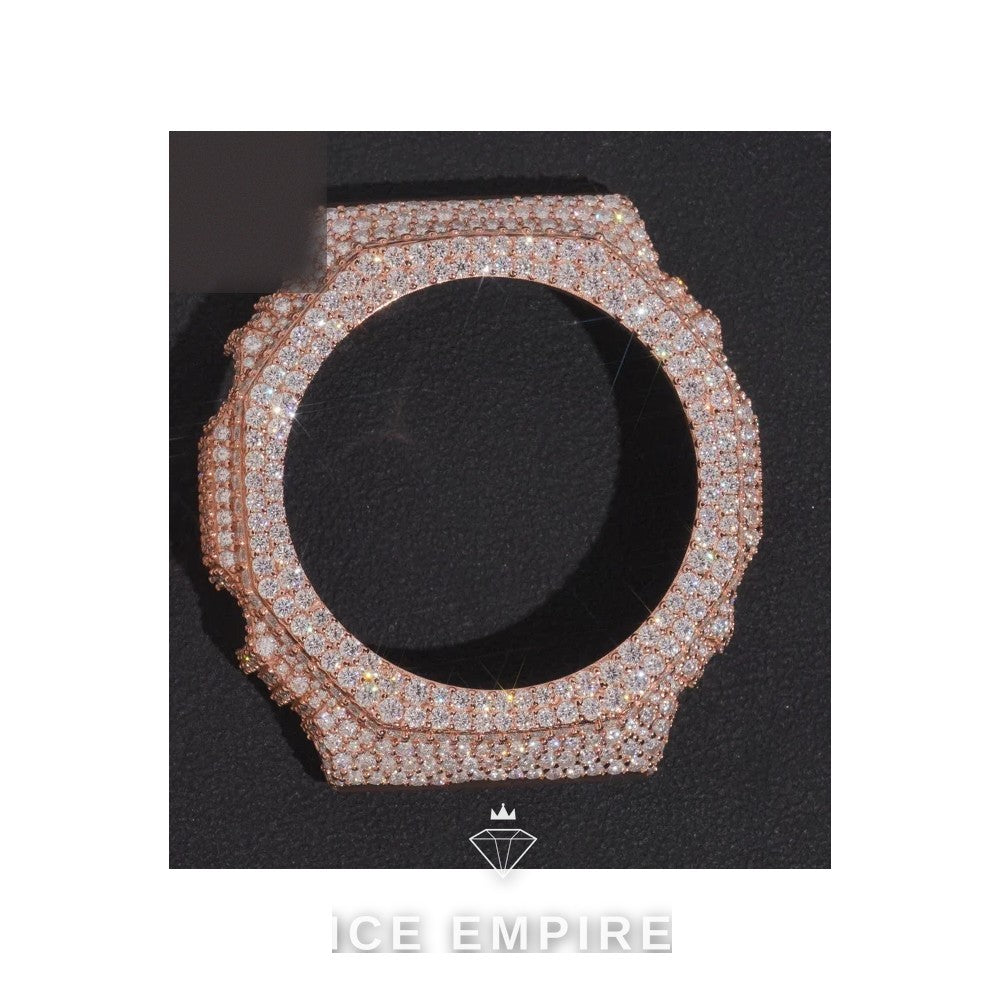 Iced Out 925 Silver Moissanite Watch