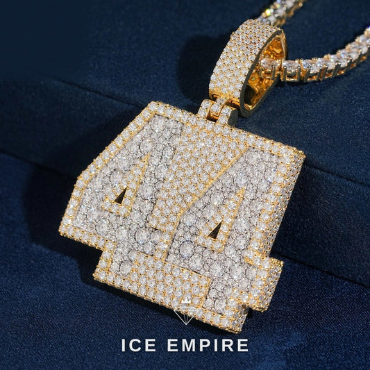 Iced Out Gold Plated Moissanite Pendant