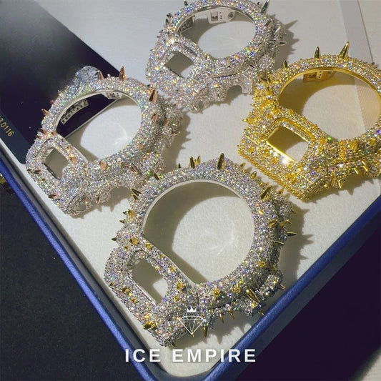 Iced Out 925 Silver Moissanite Watch