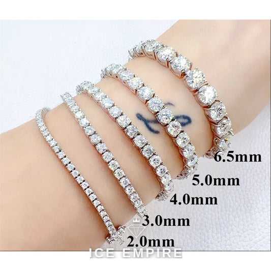 Iced Out Gold Plated Moissanite Cuban Chain