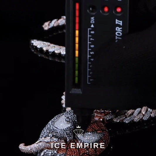 Iced Out 925 Silver Pendant