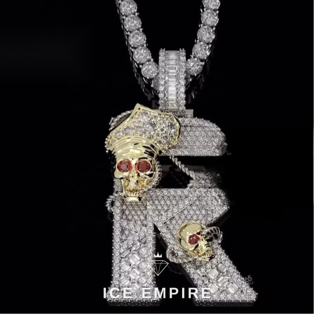 Iced Out 925 Silver Pendant