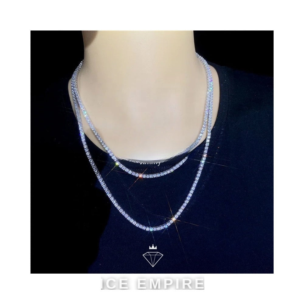 Iced Out 925 Silver Pendant
