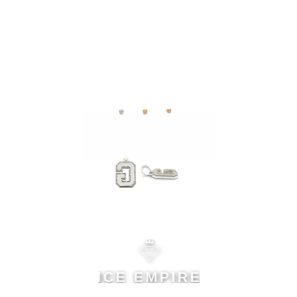 Iced Out Baguette Gold Plated Moissanite Pendant