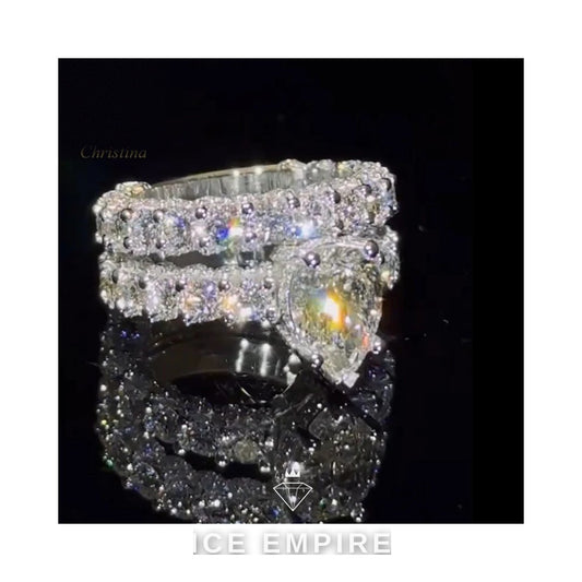Iced Out 925 Silver Moissanite Bracelet