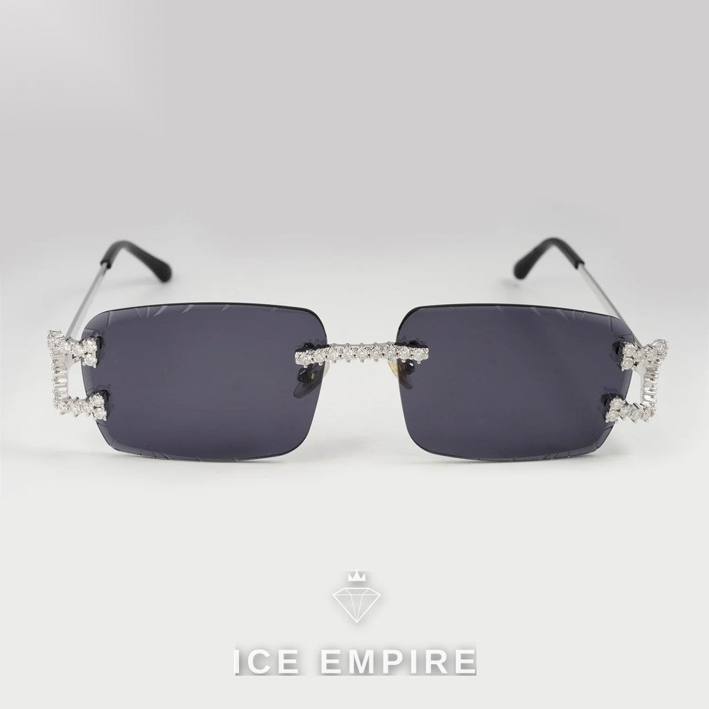 Iced Out 925 Silver Glasses