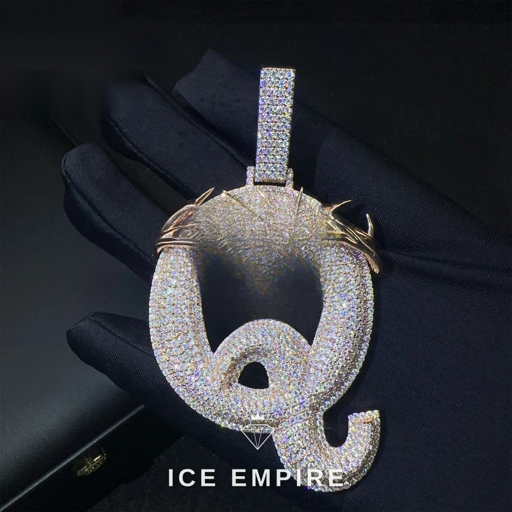 Iced Out 925 Silver Pendant
