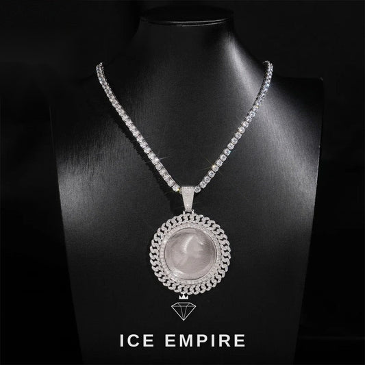 Iced Out Cross 925 Silver Moissanite Pendant