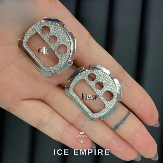 Iced Out 925 Silver Moissanite Watch