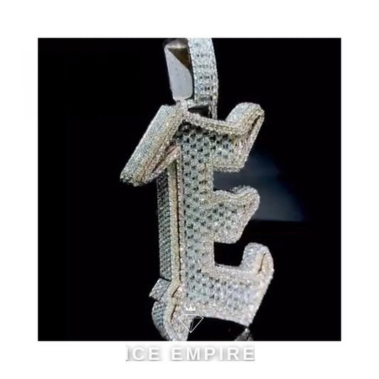 Iced Out 925 Silver Moissanite Pendant