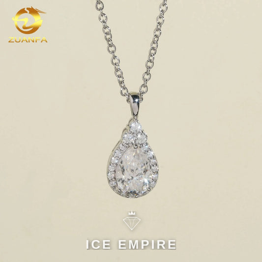 Iced Out Rose Gold Plated Moissanite Cuban Chain