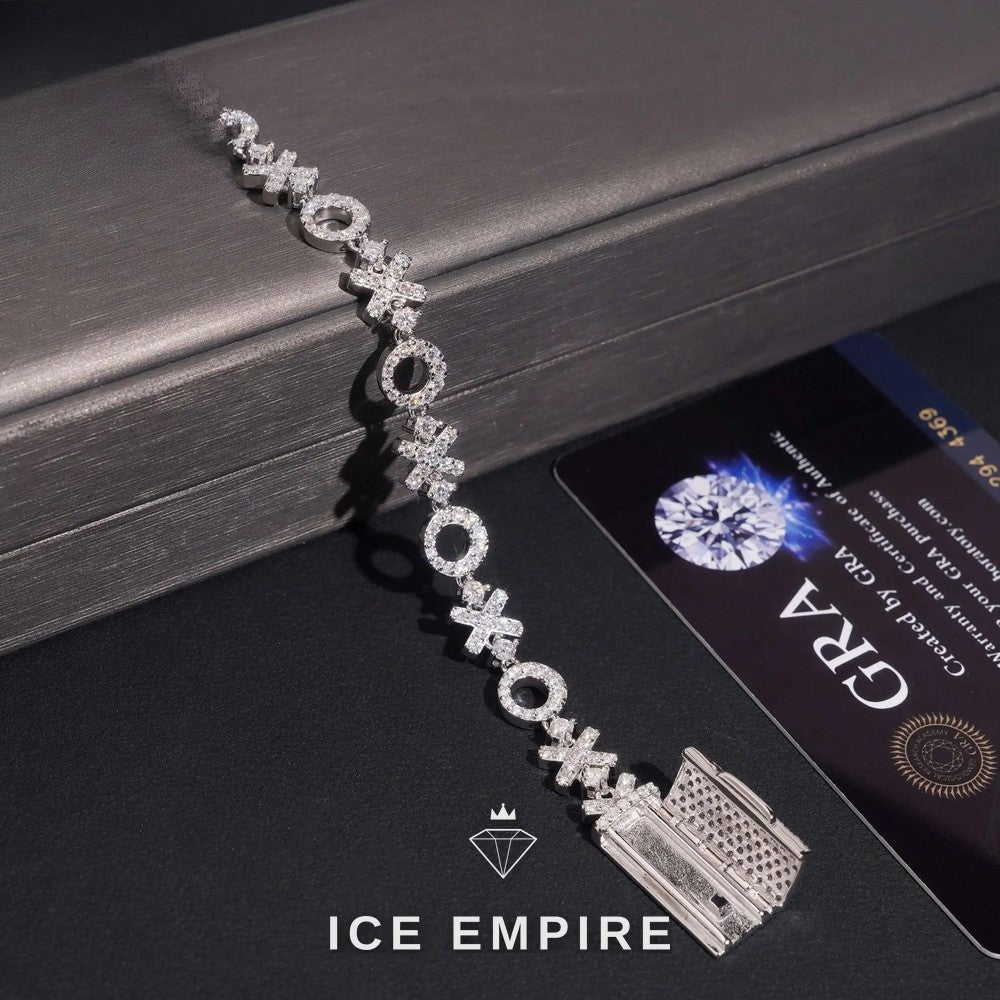 Iced Out 925 Silver Moissanite Cuban Chain