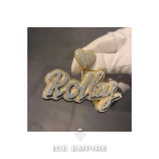 Iced Out Rose Gold Plated Cuban Chain