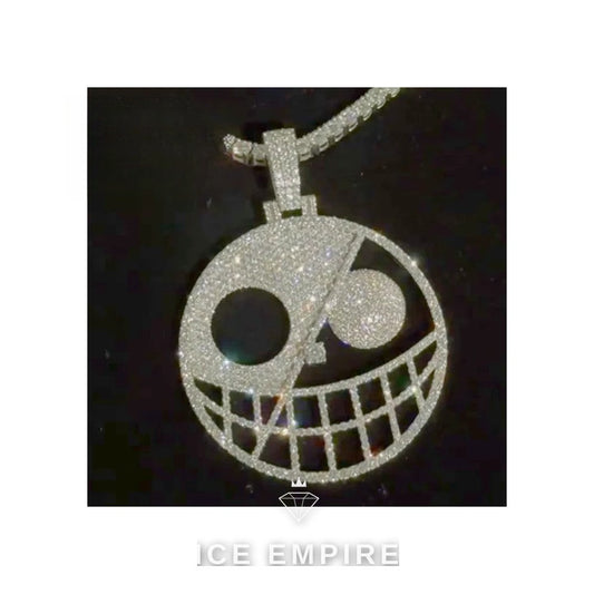 Iced Out Baguette Rose Gold Plated Cuban Chain