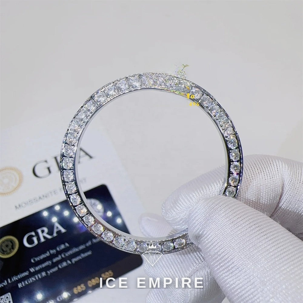 Iced Out 925 Silver Moissanite Watch