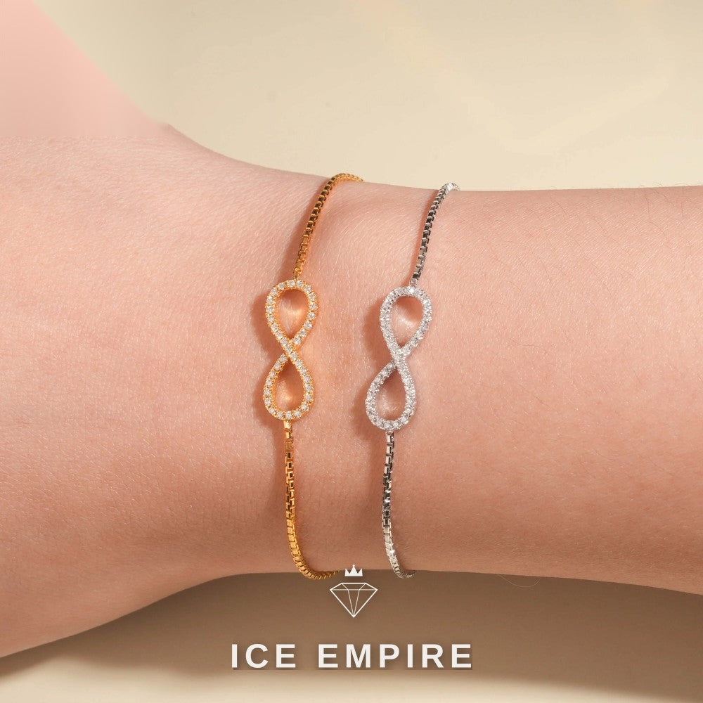 Iced Out Gold Plated Moissanite Bracelet