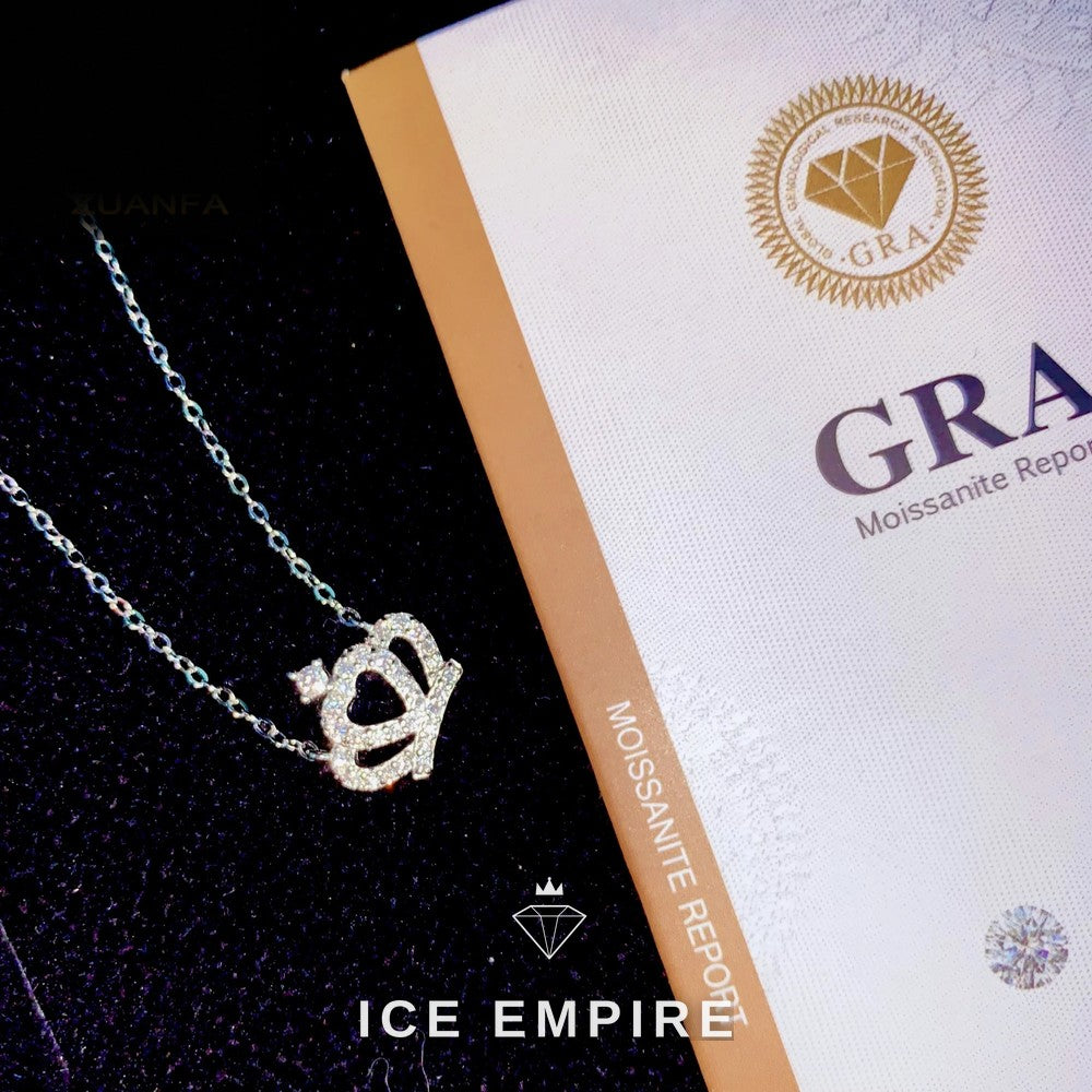 Iced Out Rose Gold Plated Moissanite Cuban Chain