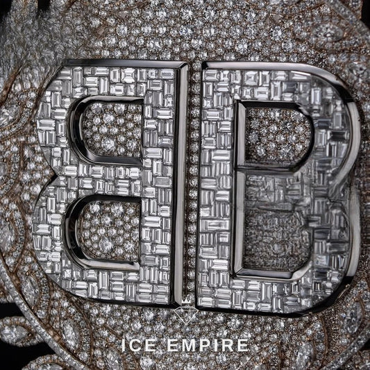 Iced Out 925 Silver Pendant