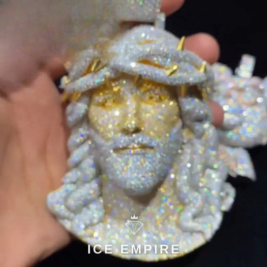 Iced Out 925 Silver Pendant