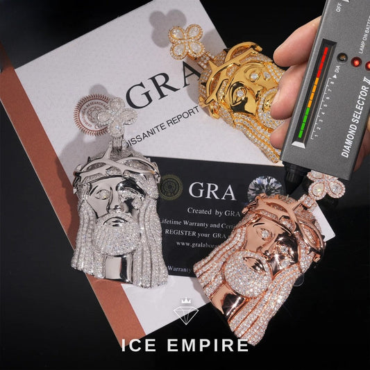 Iced Out 925 Silver Pendant