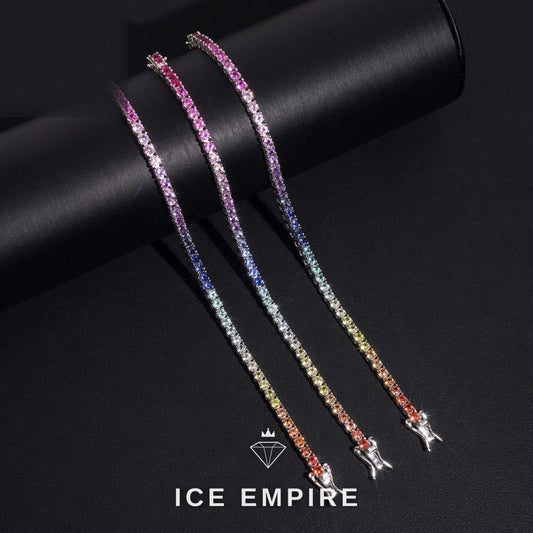 Iced Out 925 Silver Tennis Chain