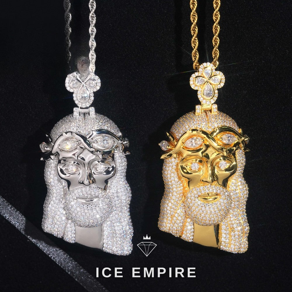 Iced Out Rose Gold Plated Pendant