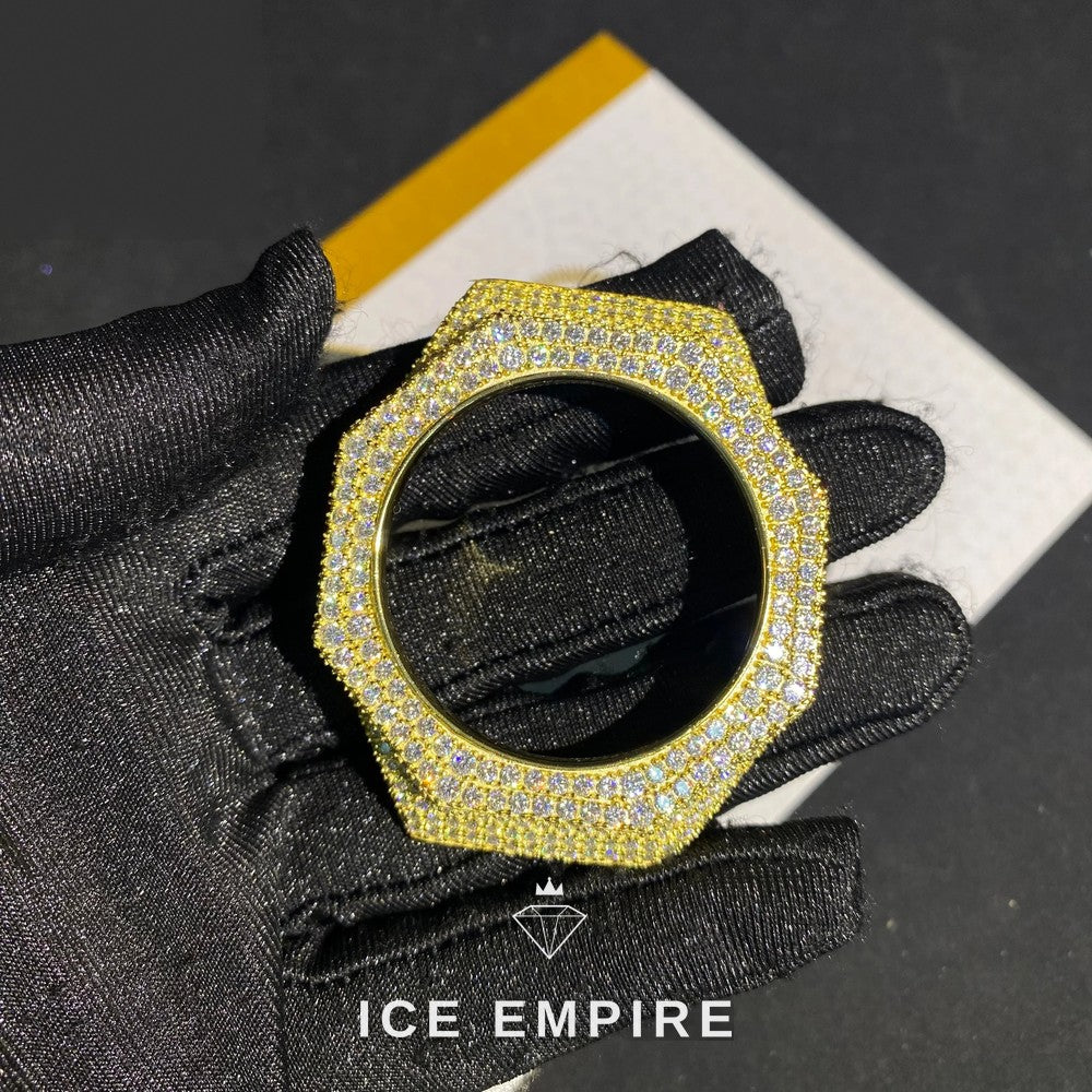 Iced Out 925 Silver Moissanite Watch