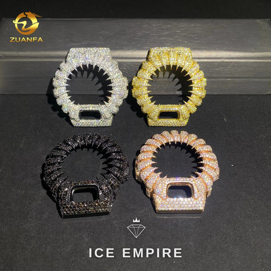Iced Out 925 Silver Moissanite Watch