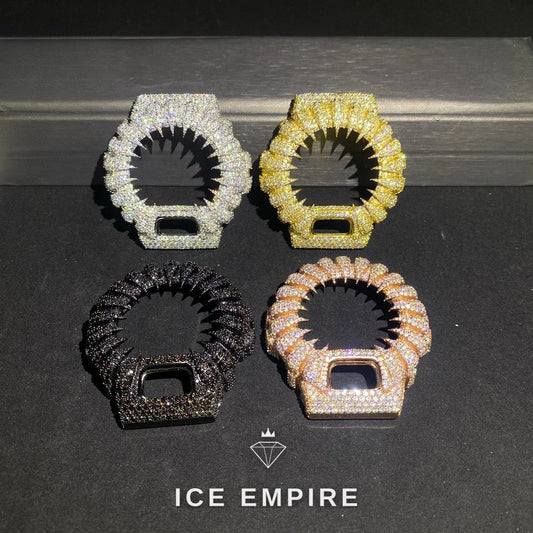 Iced Out 925 Silver Moissanite Watch