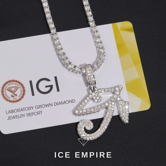 Iced Out Gold Plated Lab Grown Diamond Pendant