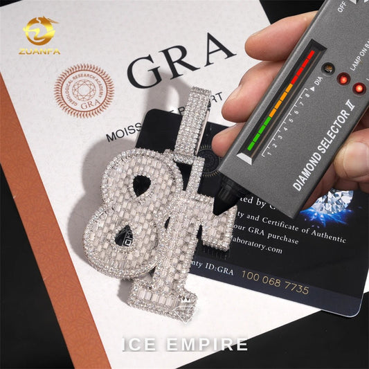Iced Out Baguette Rose Gold Plated Cuban Chain