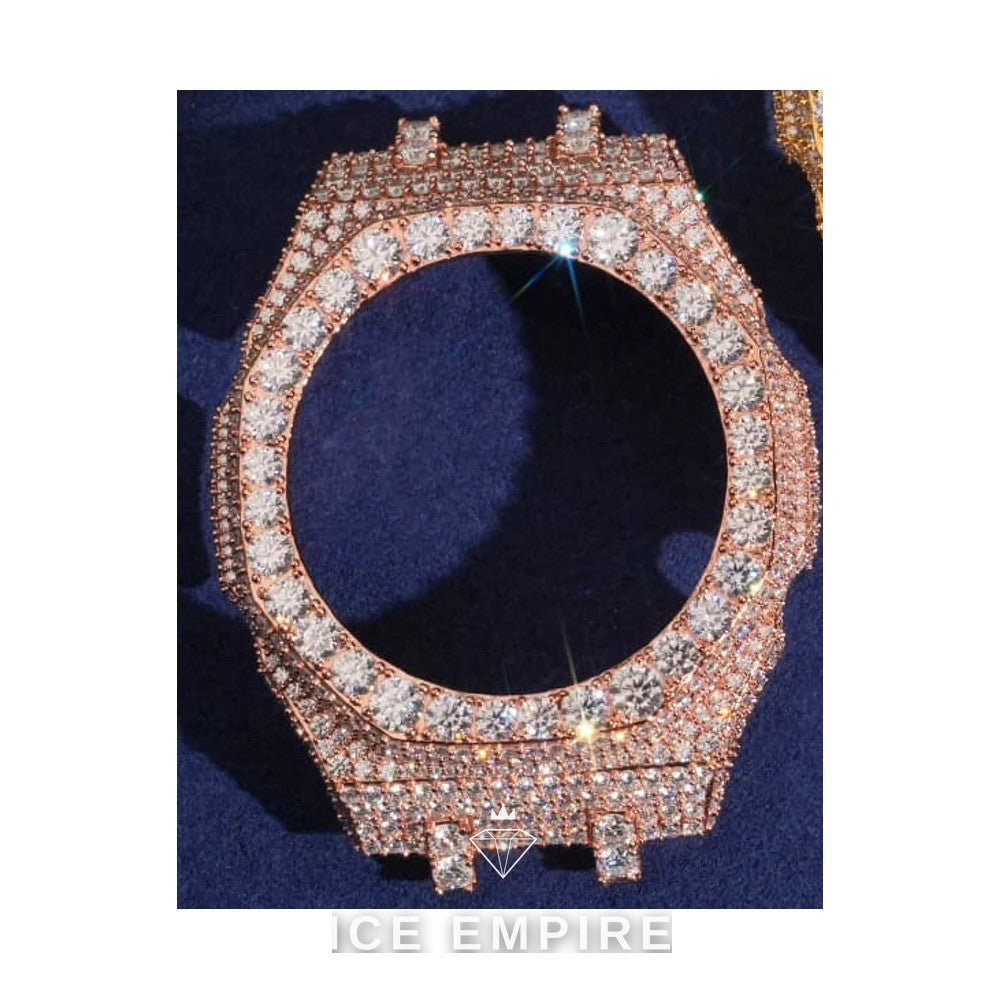 Iced Out 925 Silver Moissanite Watch
