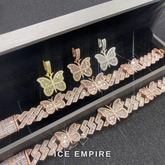 Iced Out Rose Gold Bracelet