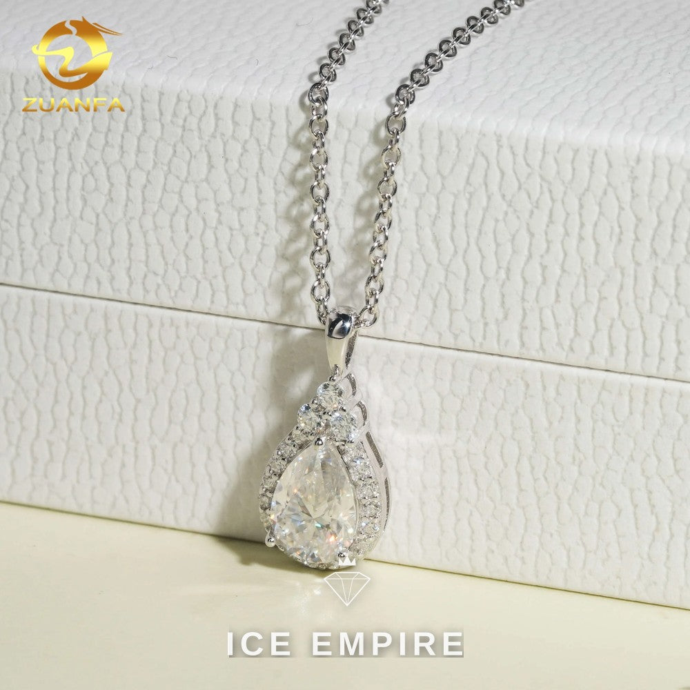 Iced Out Rose Gold Plated Moissanite Cuban Chain