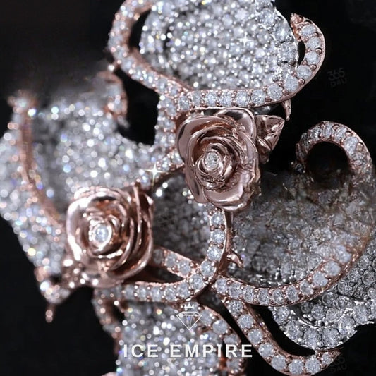 Iced Out 925 Silver Pendant