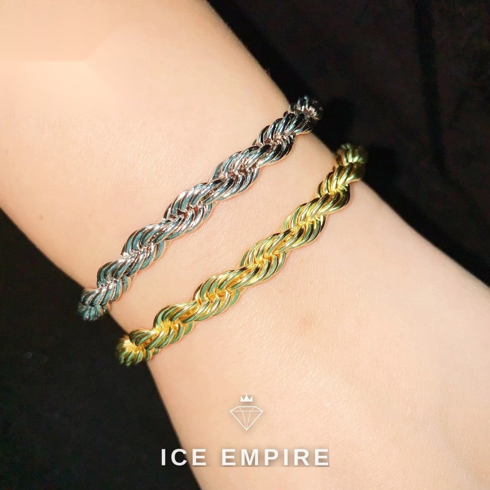 Iced Out Rose Gold Plated Moissanite Cuban Chain